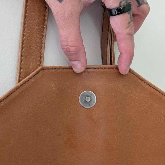 Matt & Nat Marlon Crossbody Bag – Tan Vegan Leather, Well-Loved - Picture 8 of 12